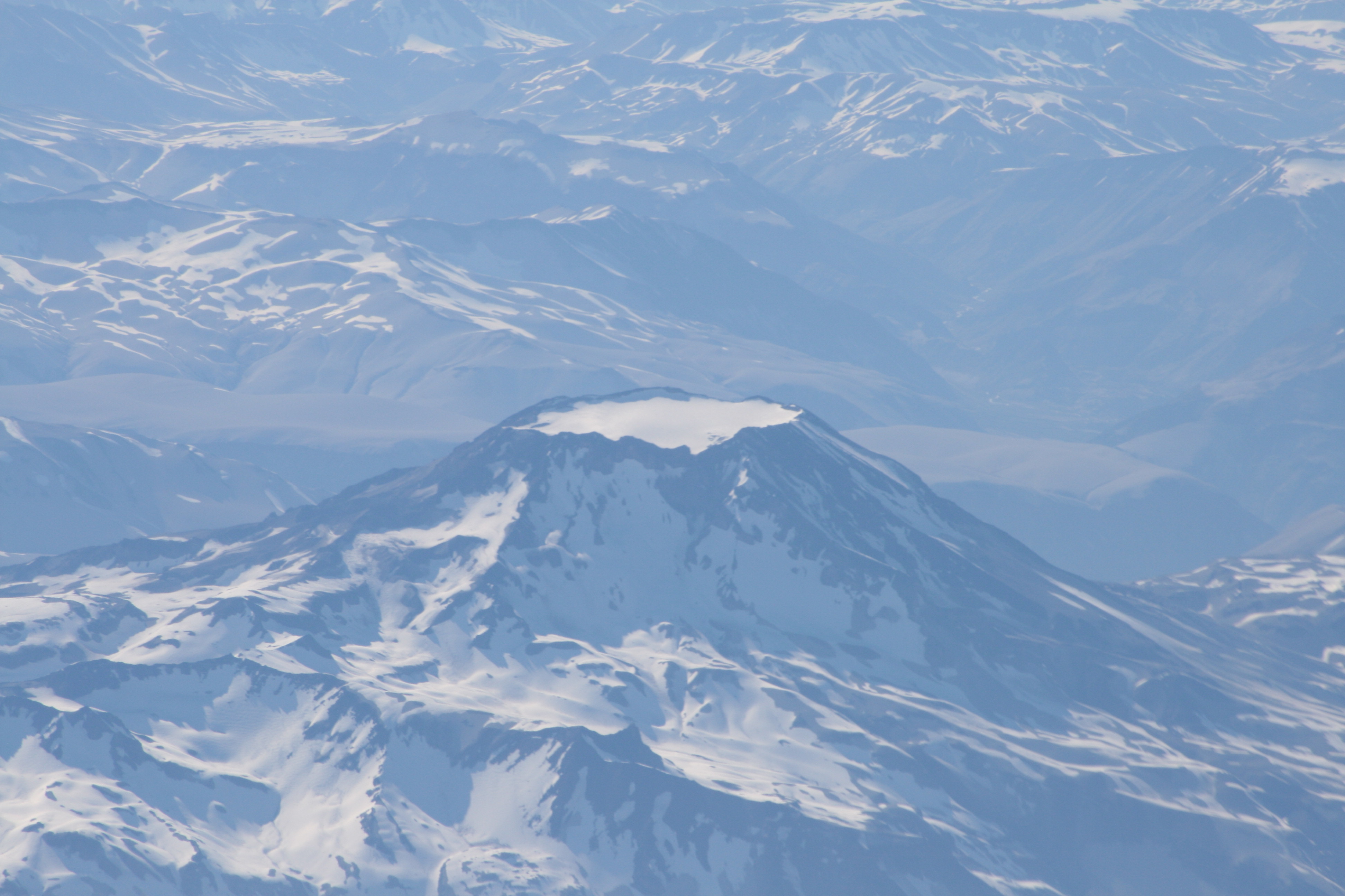Cerro Azul volcano, Chile.